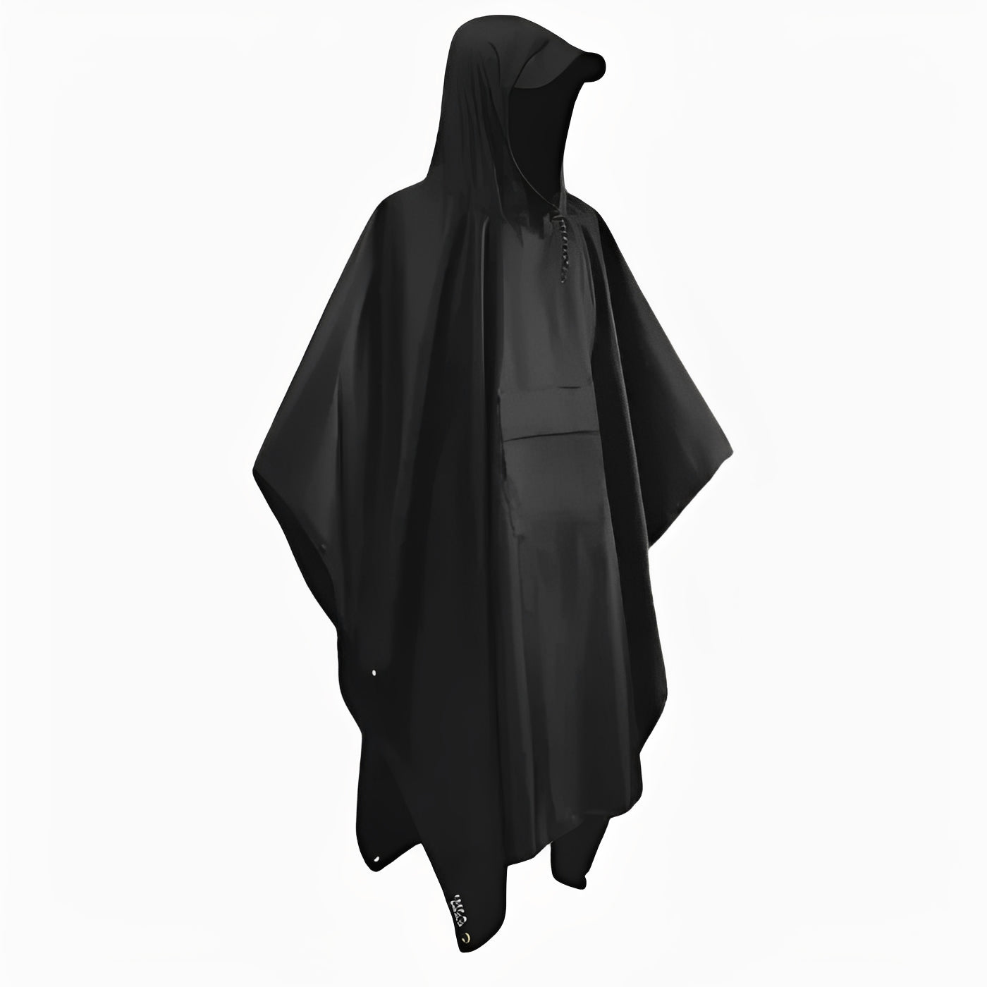Leichter Regenponcho mit Kapuze und Aufbewahrungstasche