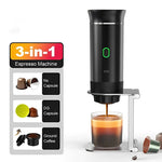 Kompakte USB-Kaffeemaschine mit 3 Brühmodi