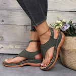 Bequeme offene Sandalen für Damen mit unterstützendem Fußbett