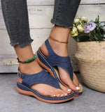 Bequeme offene Sandalen für Damen mit unterstützendem Fußbett