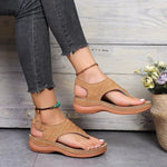 Bequeme offene Sandalen für Damen mit unterstützendem Fußbett