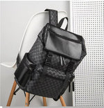 Eleganter Lederrucksack für Laptop und Reisen