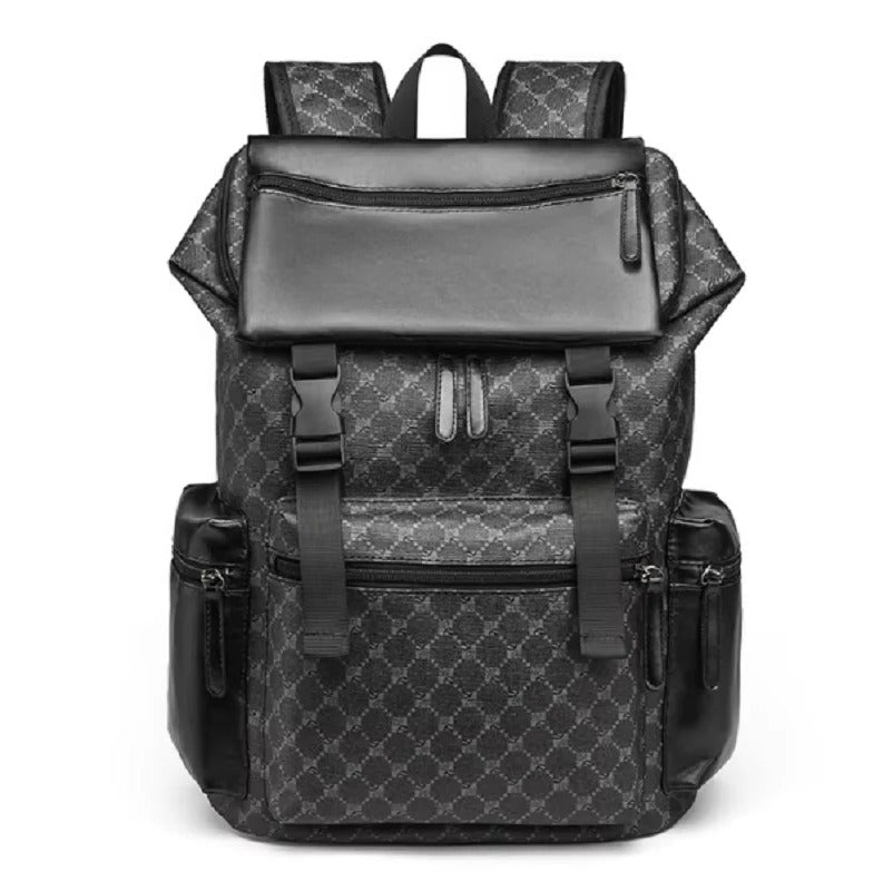 Eleganter Rucksack aus Leder für Laptop und Reisen