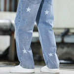 Lässige Herrenjeans mit weitem Bein für jeden Anlass