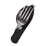 Praktisches 4-in-1 Besteckset für Camping und Reisen