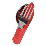 Praktisches 4-in-1 Besteckset für Camping und Reisen