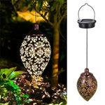 Solarbetriebene Tropfenlampe für stilvolle Gartenbeleuchtung