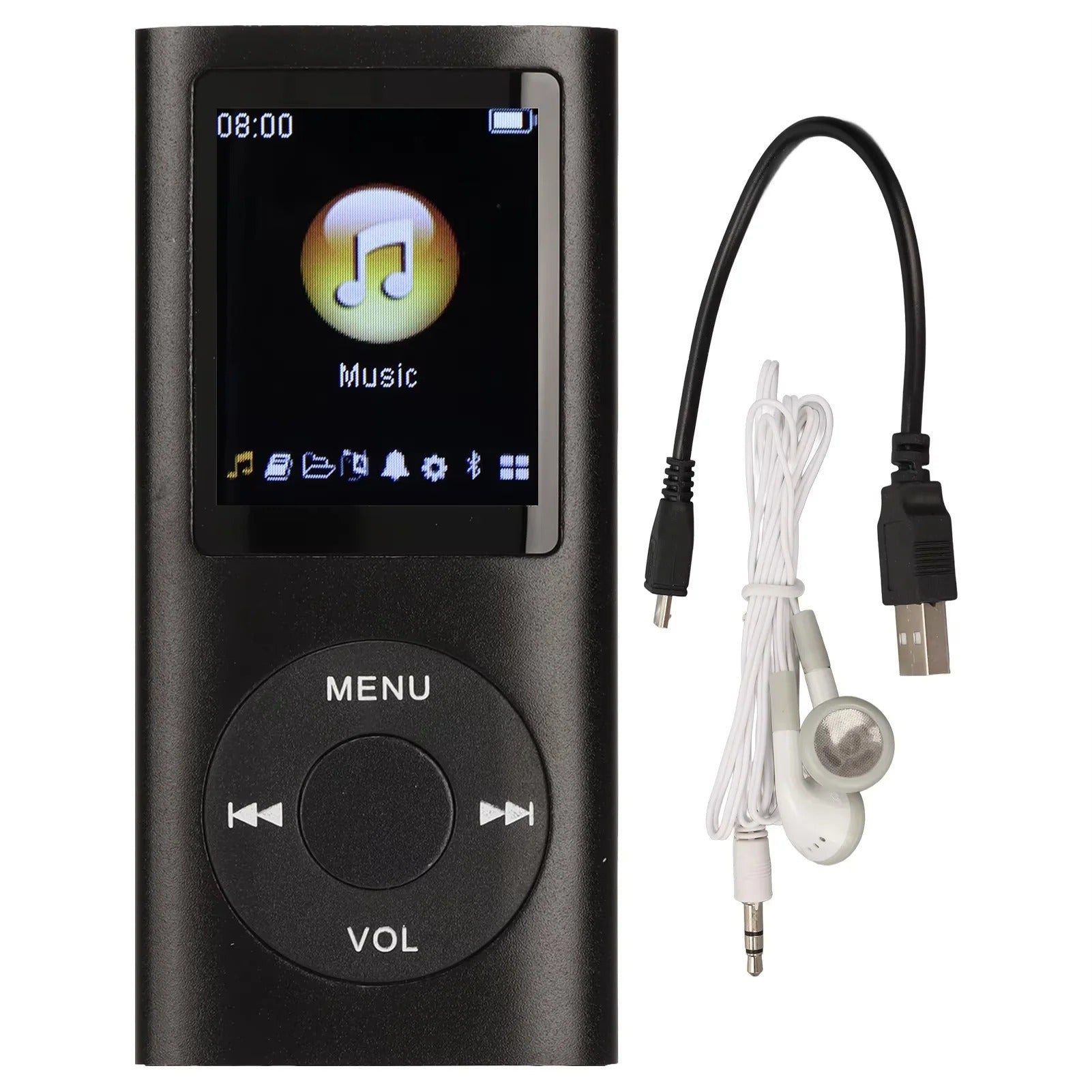 Kompakter MP3-Player mit 1,8 Zoll LCD-Display und Videofunktion