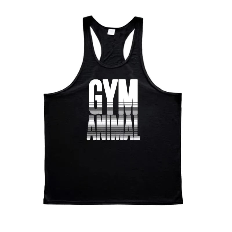 Herren Tanktop aus Baumwolle mit Y-Rücken für Fitness