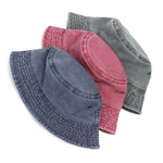 Faltbare Denim-Bucket-Hut für entspannten Stil und angenehmen Tragekomfort