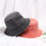 Faltbare Denim-Bucket-Hut für entspannten Stil und angenehmen Tragekomfort