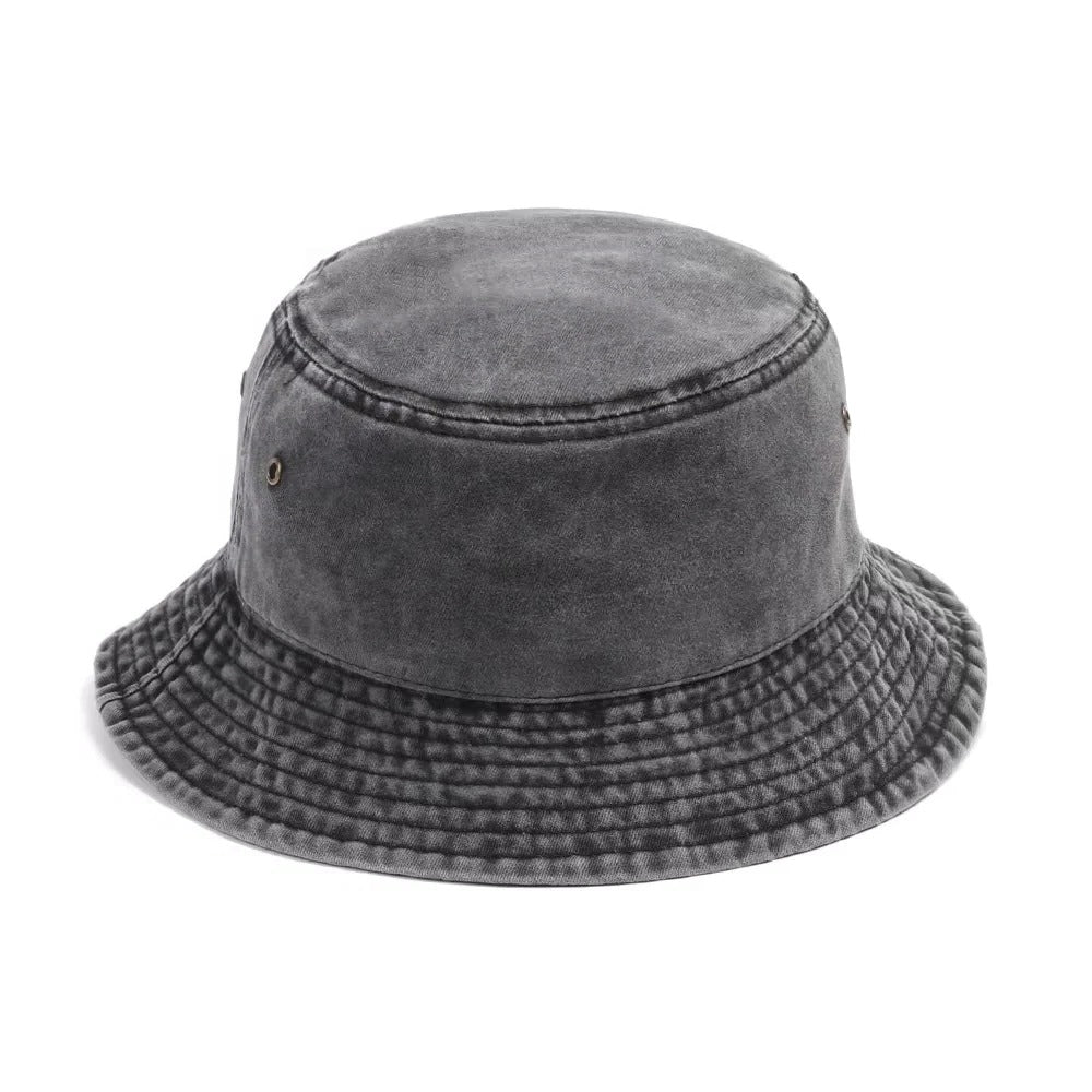 Faltbare Denim-Bucket-Hut für entspannten Stil und angenehmen Tragekomfort