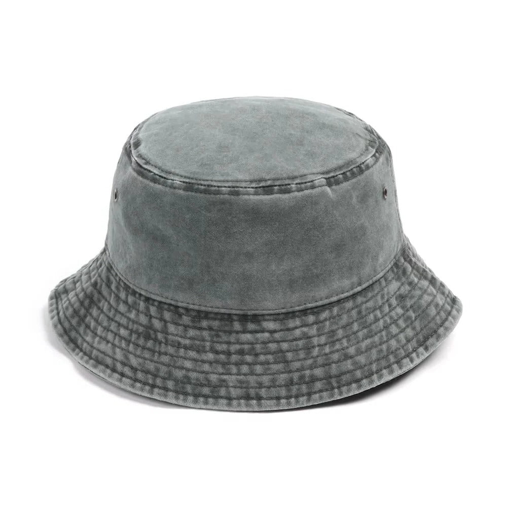Faltbare Denim-Bucket-Hut für entspannten Stil und angenehmen Tragekomfort