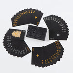 Elegantes Kartenspiel in Schwarz und Gold für Gemütliche Abende