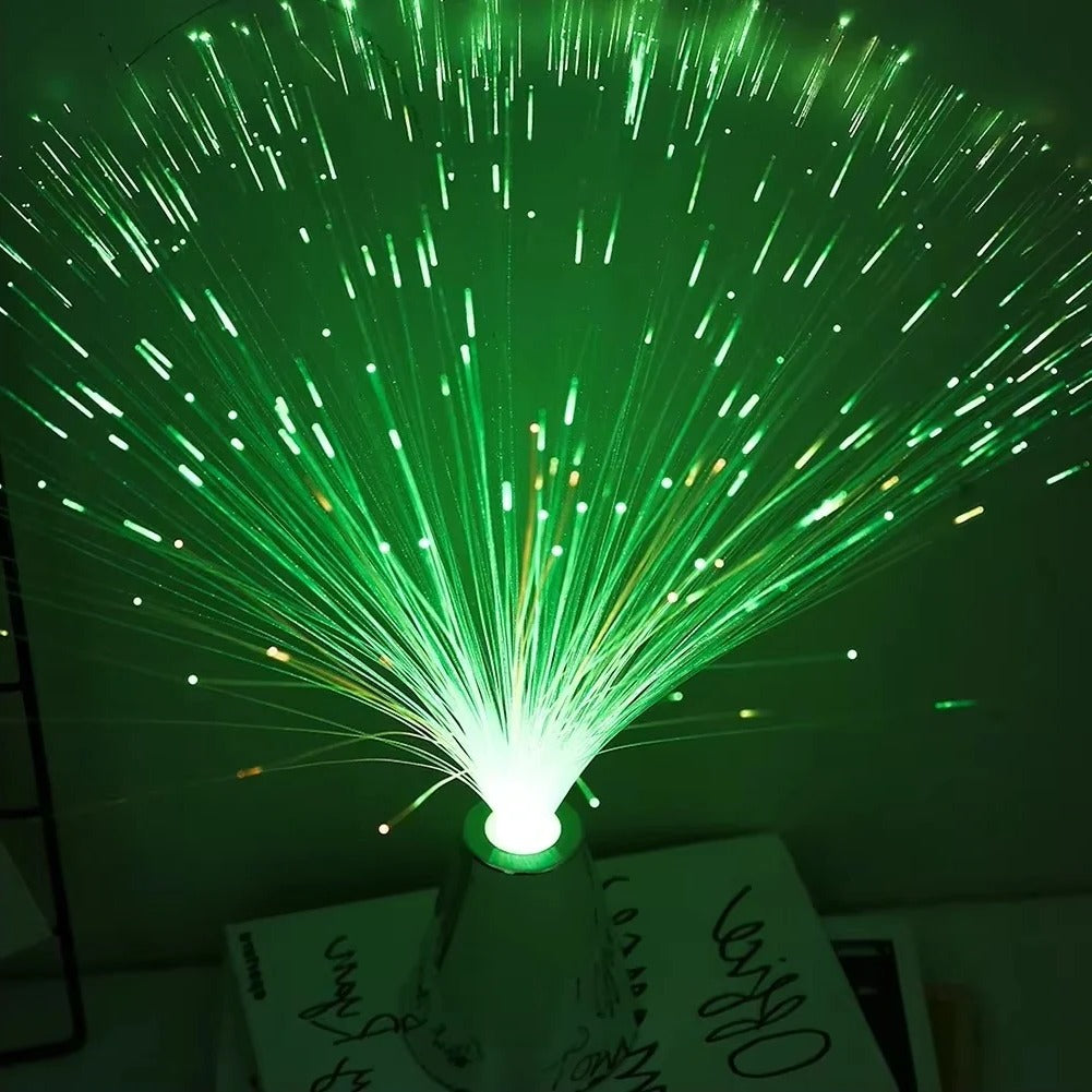 Bunte LED-Faserlicht Lampe für stilvolle Innendekoration
