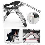 Faltbarer Outdoor-Lounge-Stuhl mit Getränkehalter und Neigefunktion