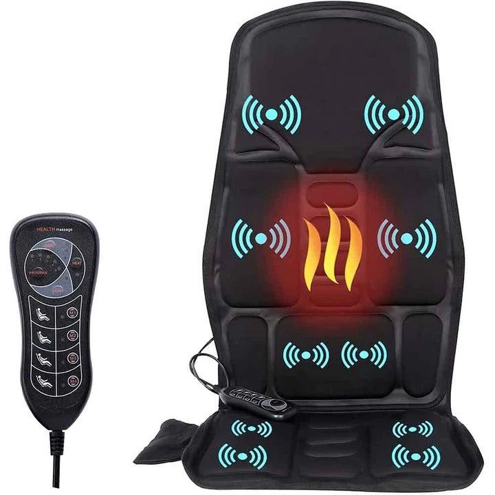 Tragbare Heizbare Massageauflage mit 8 Vibrationsmodi