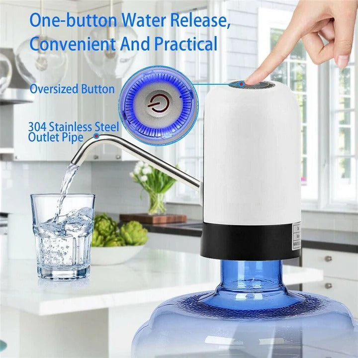 Automatischer Wasserpumpen-Spender mit Ein-Tasten-Bedienung