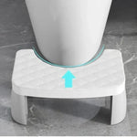 Praktischer Toilettenhocker mit ergonomischem Design