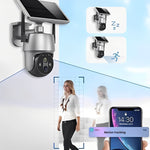 Solarbetriebene Außenkamera mit Bewegungsdetektion und Audio