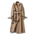 Klassischer Trenchcoat mit verstellbarem Taillengürtel