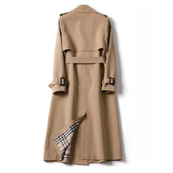 Klassischer Trenchcoat mit verstellbarem Taillengürtel