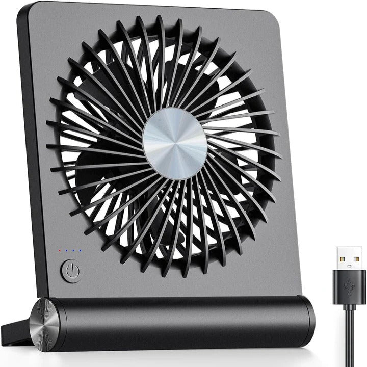 USB-Betriebener Tischventilator mit Verstellbarem Kopf