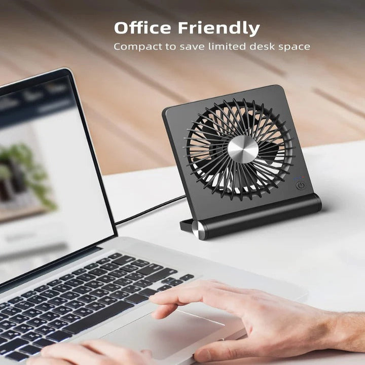 USB-Tischventilator mit verstellbarem Kopf
