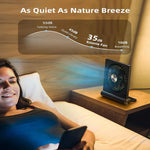 USB-Betriebener Tischventilator mit Verstellbarem Kopf