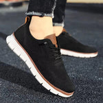 Luftige Slip-On Laufschuhe mit Strick-Obermaterial