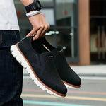 Luftige Slip-On Laufschuhe mit Strick-Obermaterial