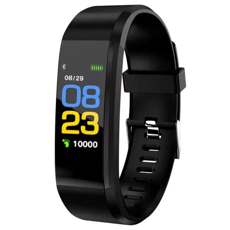 Moderne Fitness-Uhr mit Bewegungsüberwachung für jeden Tag