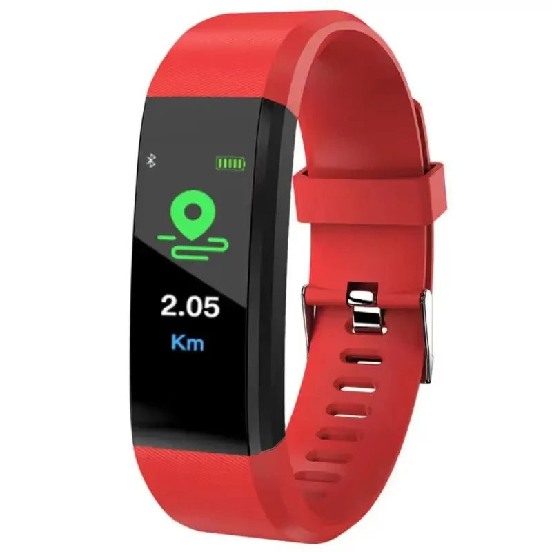 Moderne Fitness-Uhr mit Bewegungsüberwachung für jeden Tag