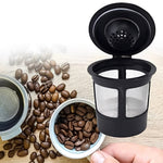 Wiederverwendbare Kaffeefilter im 3er Set mit Edelstahl-Mikrolochscreen