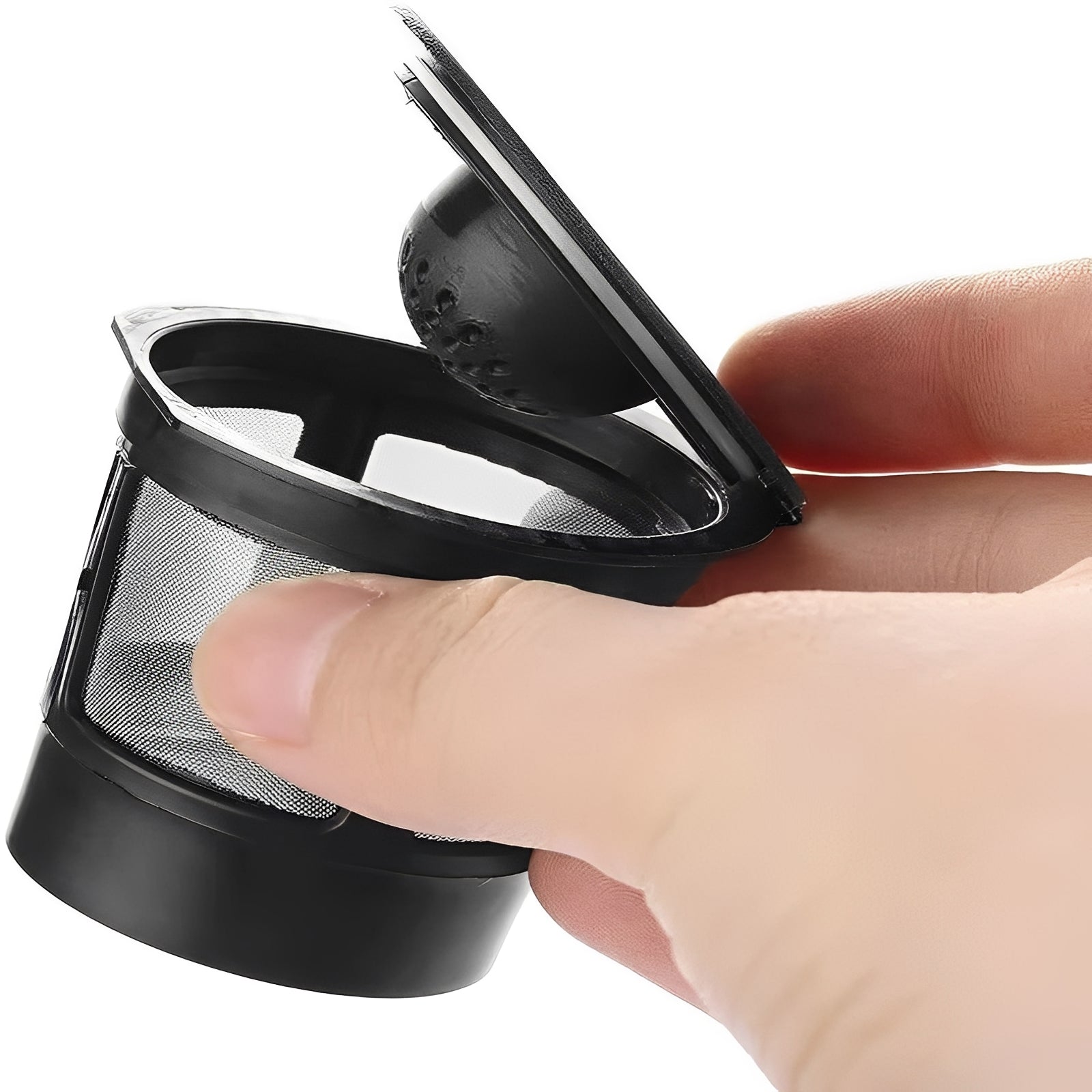 Wiederverwendbare Kaffeefilter im 3er Set mit Edelstahl-Mikrolochscreen