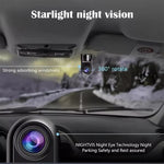 Kompakte 1080P Dashcam mit drehbarem Objektiv und Nachtsichtfunktion