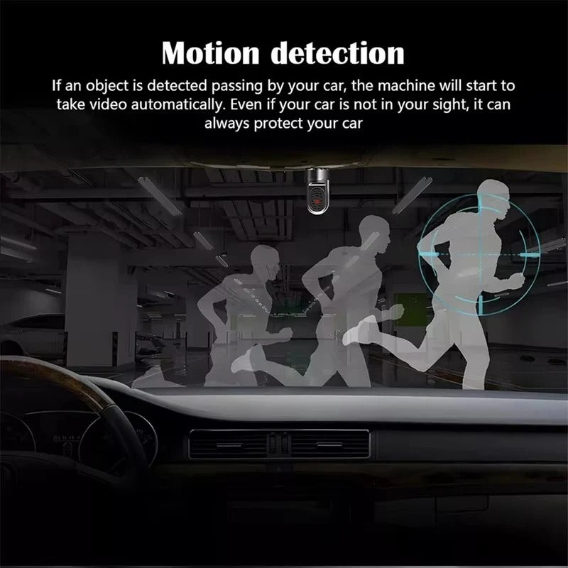 Kompakte 1080P Dashcam mit Rotierbarem Objektiv und Nachtsicht
