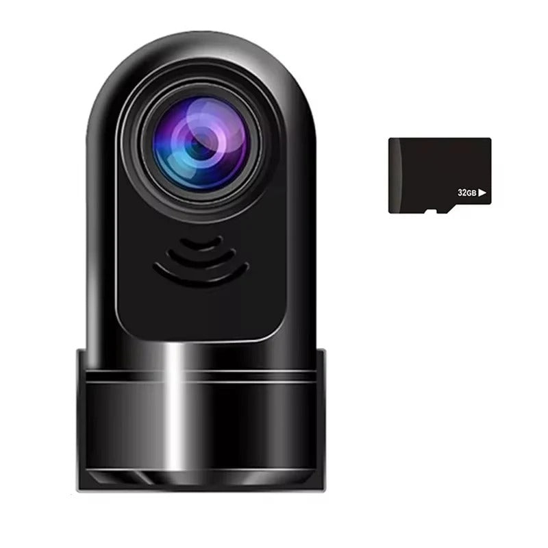 Kompakte 1080P Dashcam mit drehbarem Objektiv und Nachtsichtfunktion