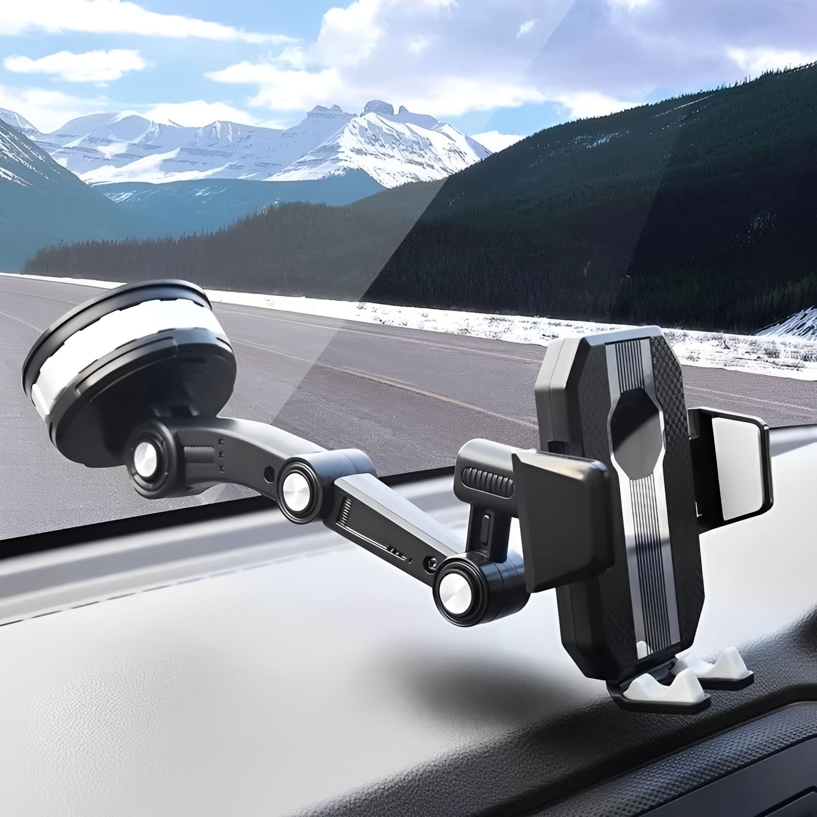 Verstellbare Auto-Handyhalterung für Dashboard und Windschutzscheibe
