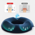 Bequemer Sitzkissen mit Memory-Schaum im Donut-Design