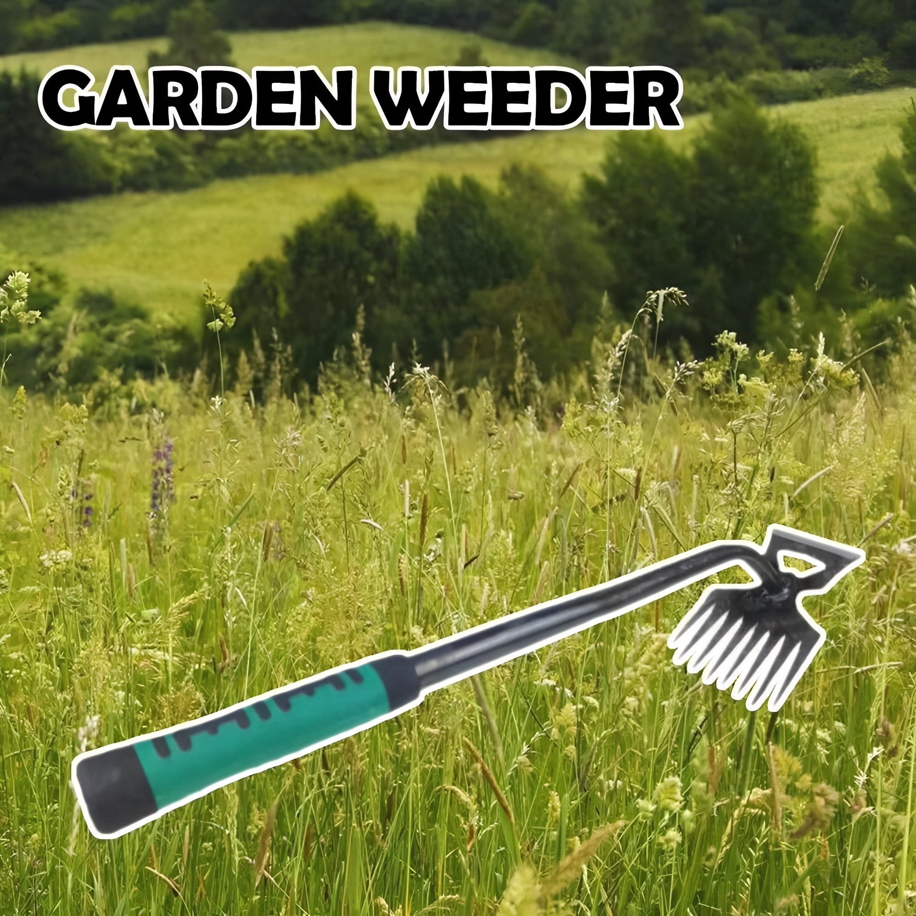 8-Zahn Gartenhacke für effiziente Bodenbearbeitung