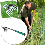 8-Zahn Gartenhacke für effizientes Jäten und Bodenbearbeitung