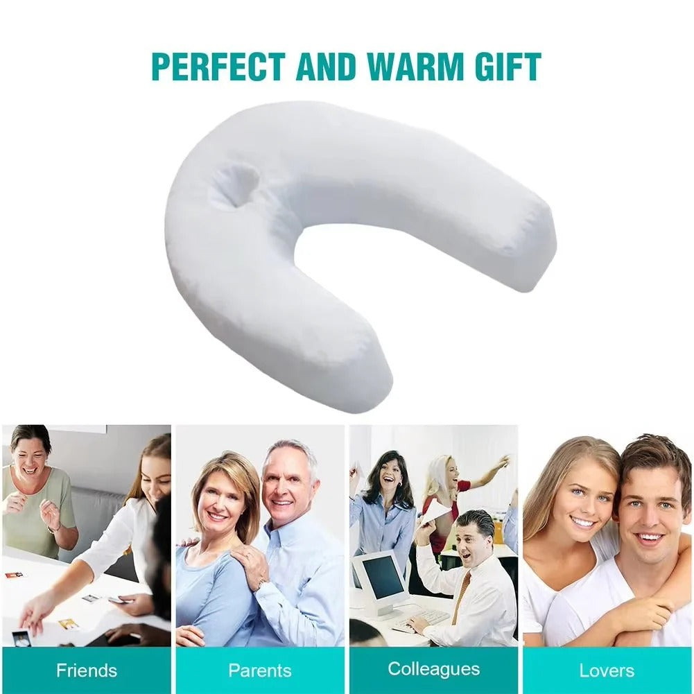 Ergonomisches Seitenschläferkissen mit U-förmigem Design