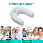 Ergonomisches Kissen für Seitenschläfer mit konturiertem U-Design
