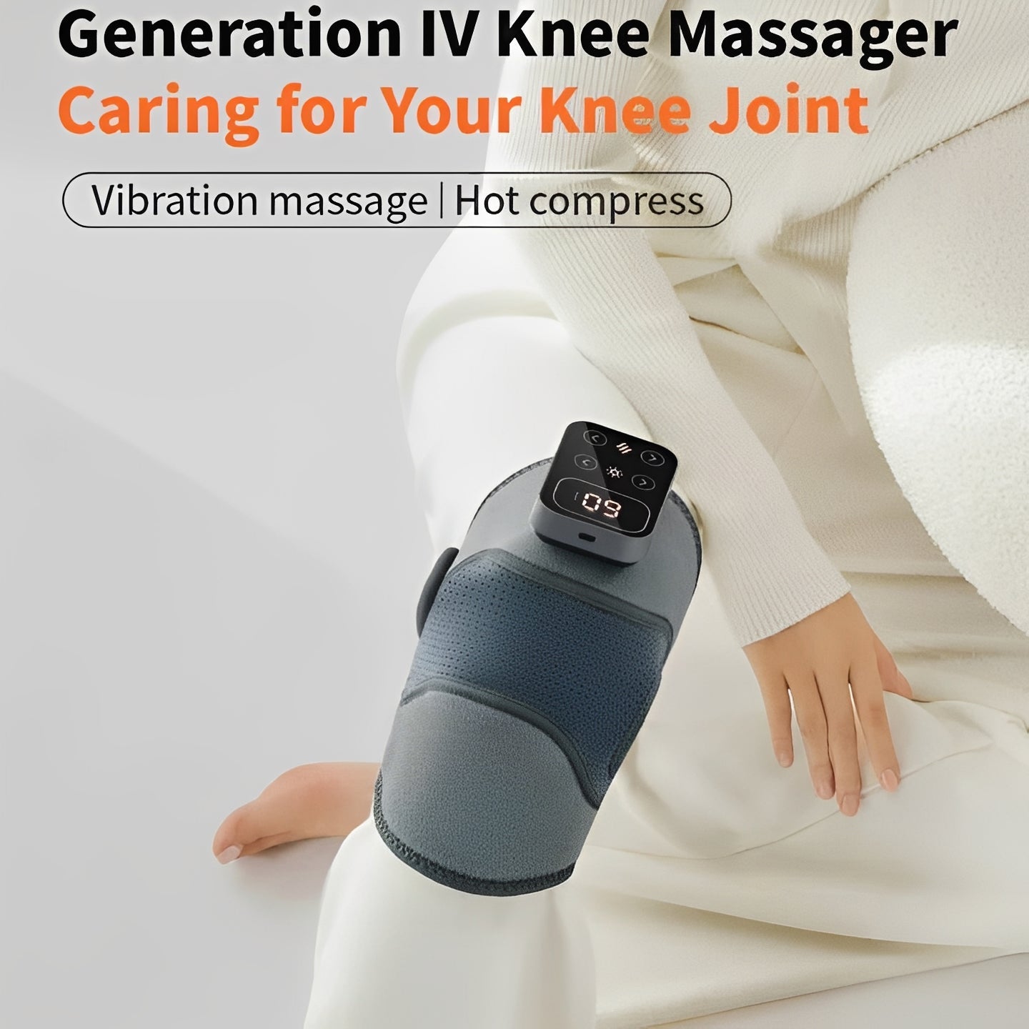 Kabelloser Knie-Massagewickel mit Infrarotwärme