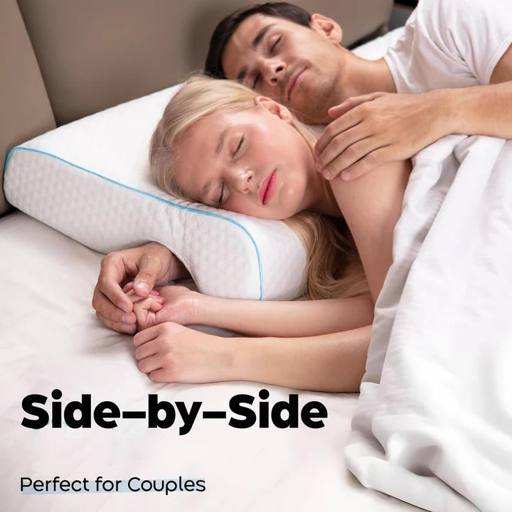 L-förmiges Komfortkissen für Paare mit Memory Foam