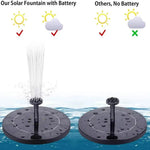 Solarbetriebene Schwimmende Brunnenpumpe für Garten und Teich