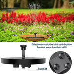 Solarbetriebene Schwimmende Brunnenpumpe für Garten und Vogelbäder