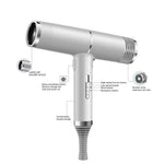 Leichter Haartrockner mit Präzisionsdüse für perfektes Styling