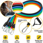 11-teiliges Widerstandsband-Set für effektives Training zu Hause